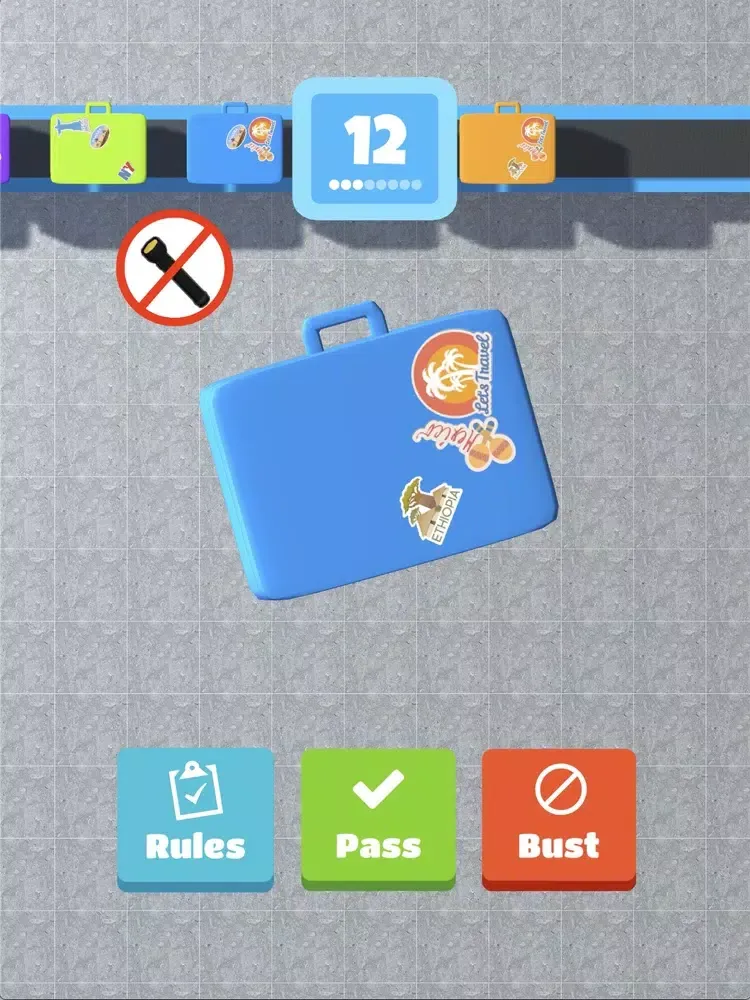 Tangkapan skrin Airport Security 3D iPad 