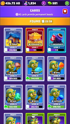 Zrzuty ekranu Gold & Goblins: Idle Merger