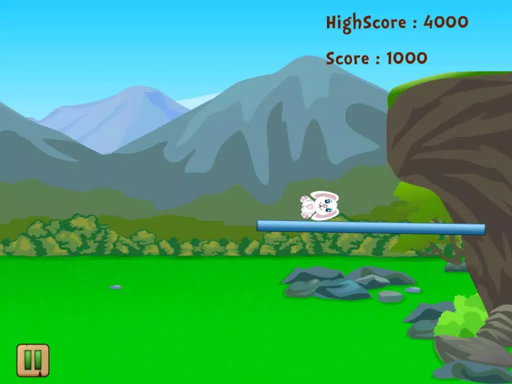 Captures d'écran de Baby Bunny Bounce Bop FREE! - Cute Little Rabbit Hop Game iPad 