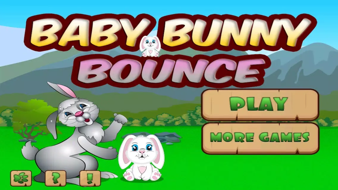 Captures d'écran de Baby Bunny Bounce Bop FREE! - Cute Little Rabbit Hop Game