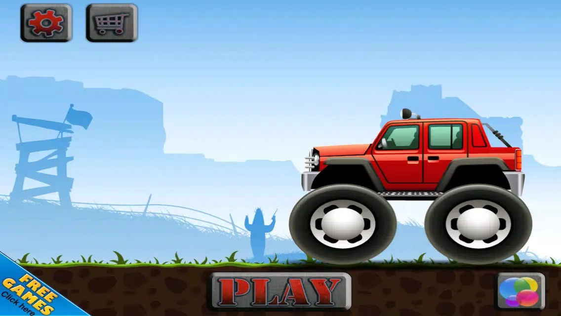 Epic Offroad Nitro Monster Truck Hill Riot - FREE game应用截图