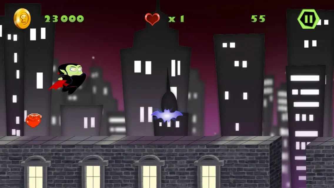 Tangkapan skrin Vampire City Run: Countdown to Transylvania Edition