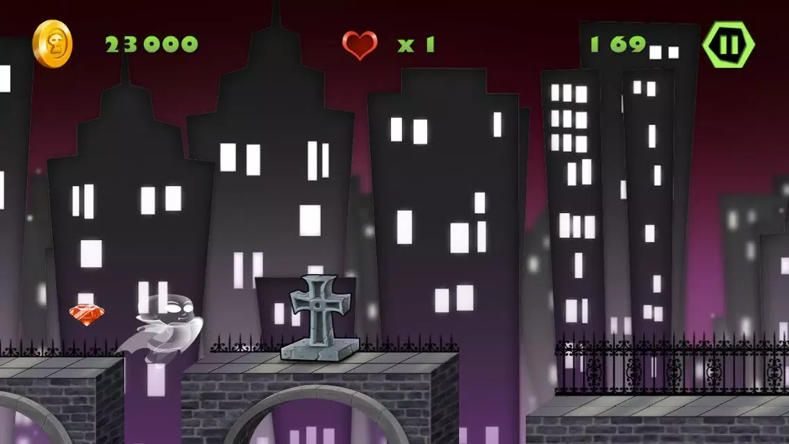 Tangkapan skrin Vampire City Run: Countdown to Transylvania Edition