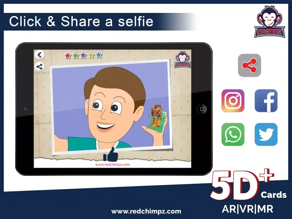 Capturas de tela do 5D+ AR VR Cardz iPad 