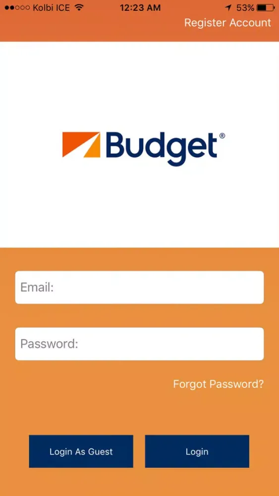 Captures d'écran de Budget Car Rental