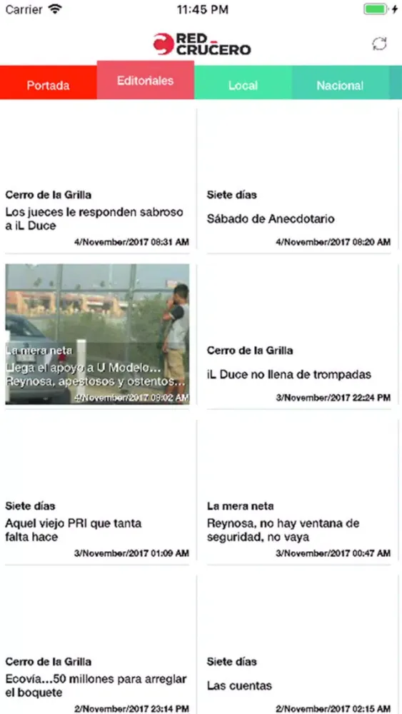 Capturas de pantalla de Red Crucero
