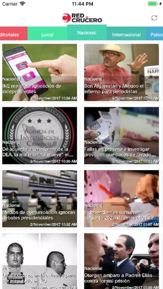 Capturas de pantalla de Red Crucero