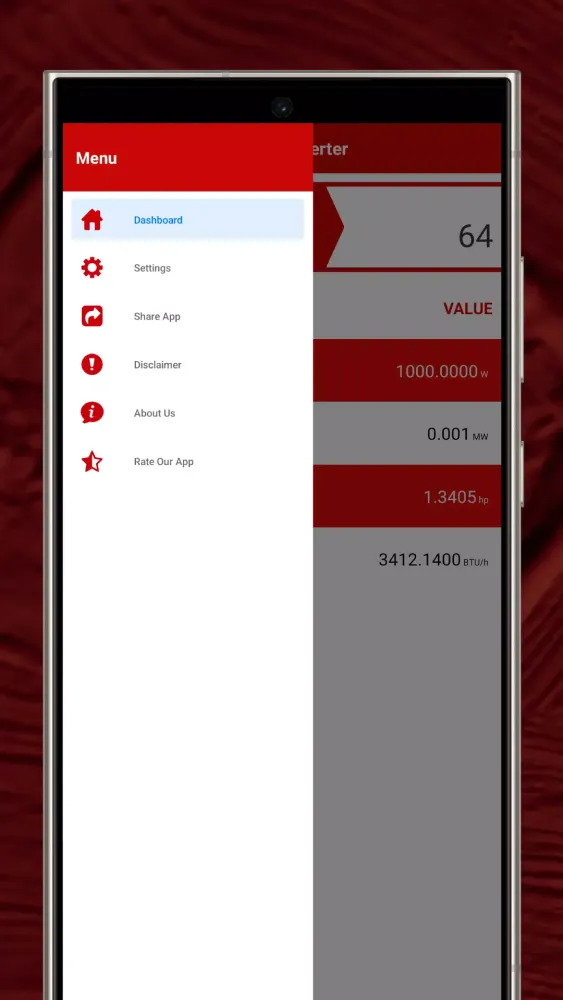 Power Converter- Watts to kW 스크린샷