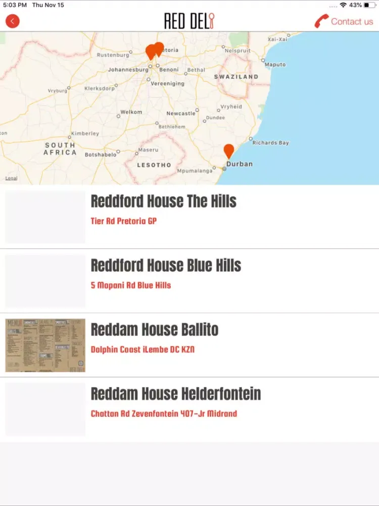 Red Deli iPad 应用截图