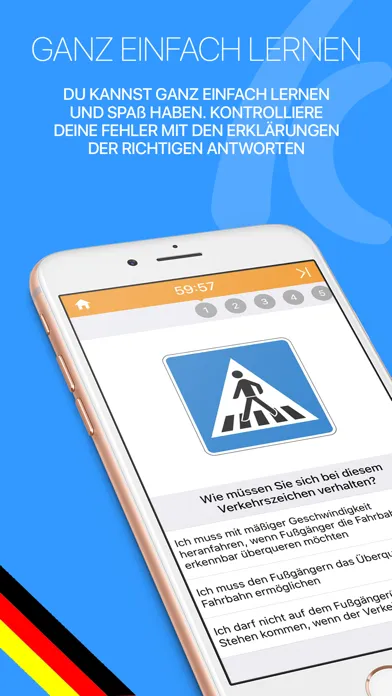 Captures d'écran de Führerschein Quiz 2018