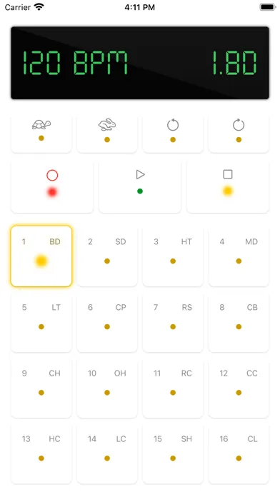 Groovebox - Retro Drum Machine سکرین شاٹس