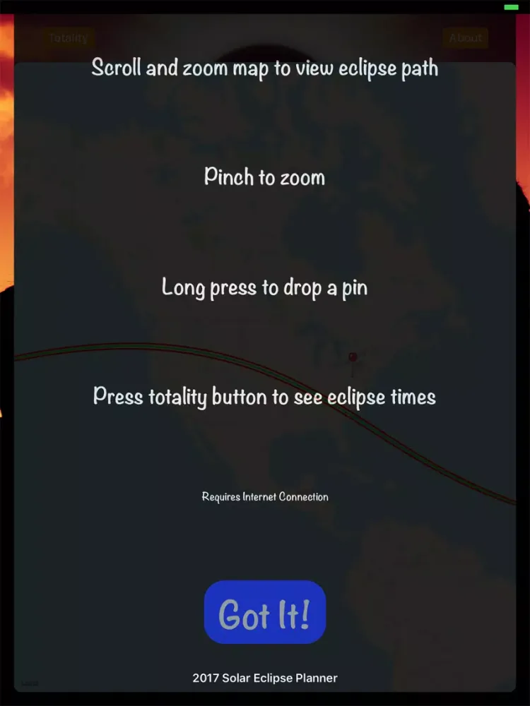 Solar Eclipse Planner Pro - Great American Eclipse iPad  Screenshots