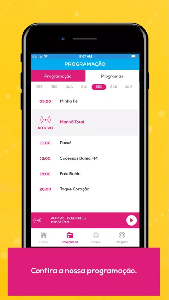 Capturas de pantalla de Bahia FM Sul