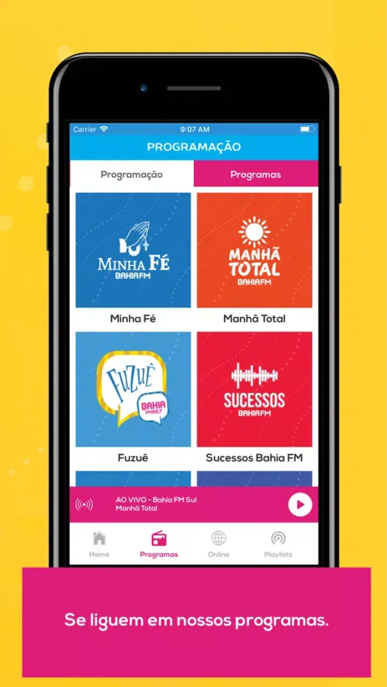 Capturas de pantalla de Bahia FM Sul
