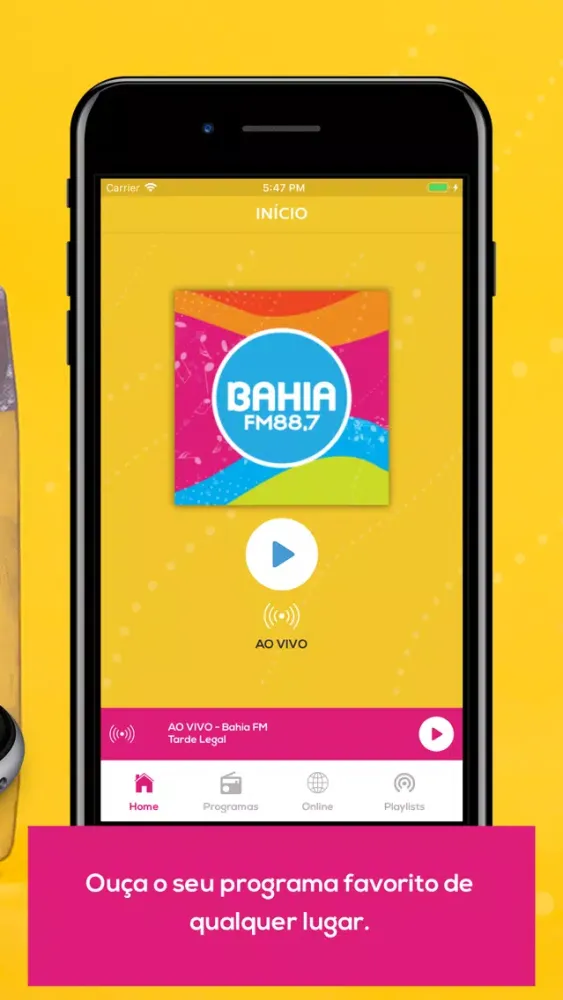 Tangkapan skrin Bahia FM