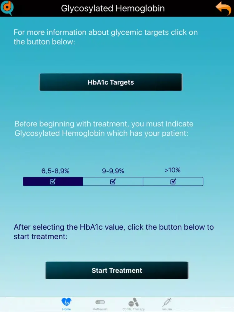 Ảnh chụp màn hình của Diabetes Pharma iPad 