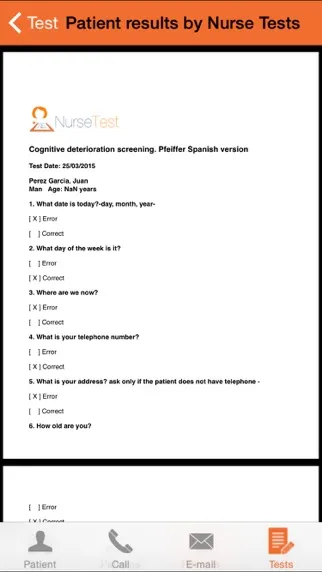 Tangkapan layar Nurse Test Lite - Nursing and Paramedic healthcare questionnaire