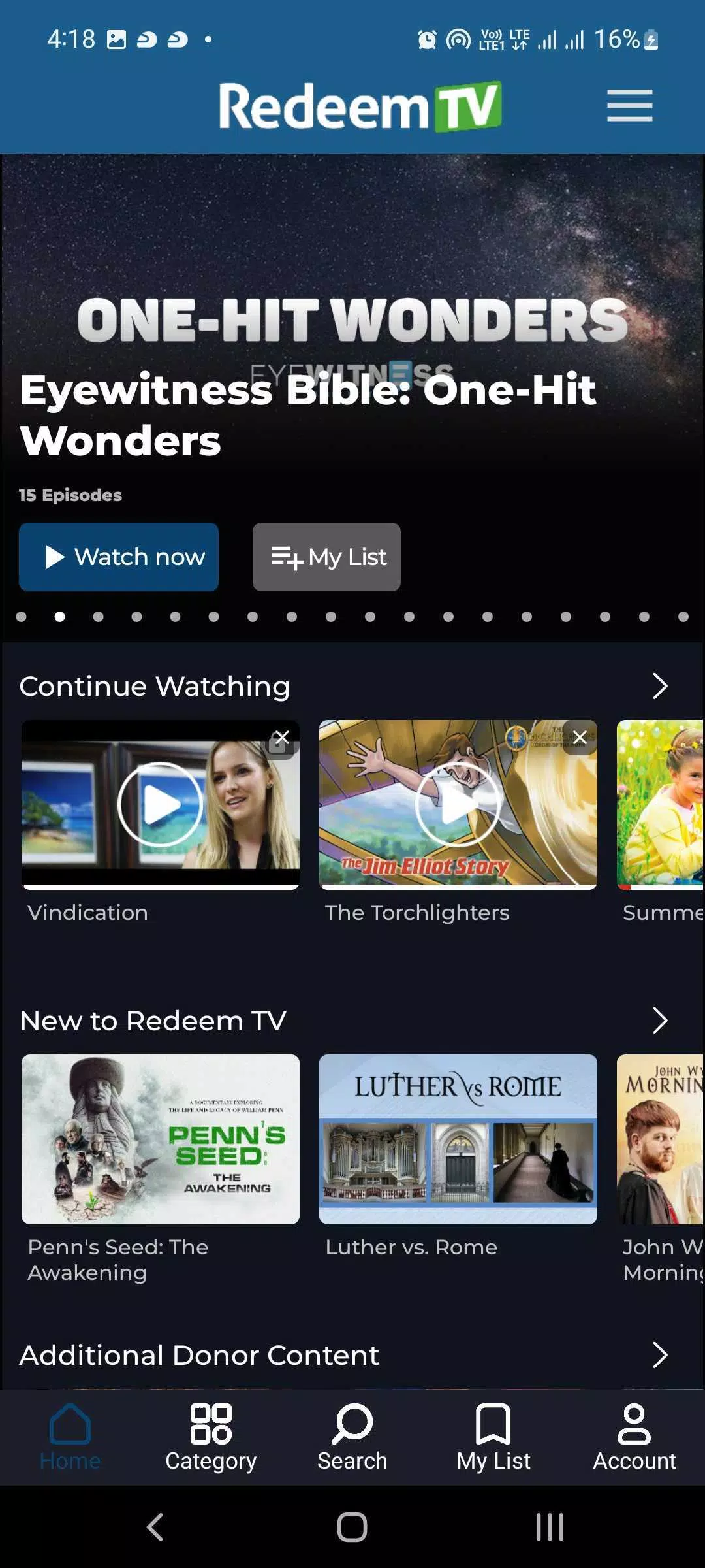 Redeem TV Screenshots