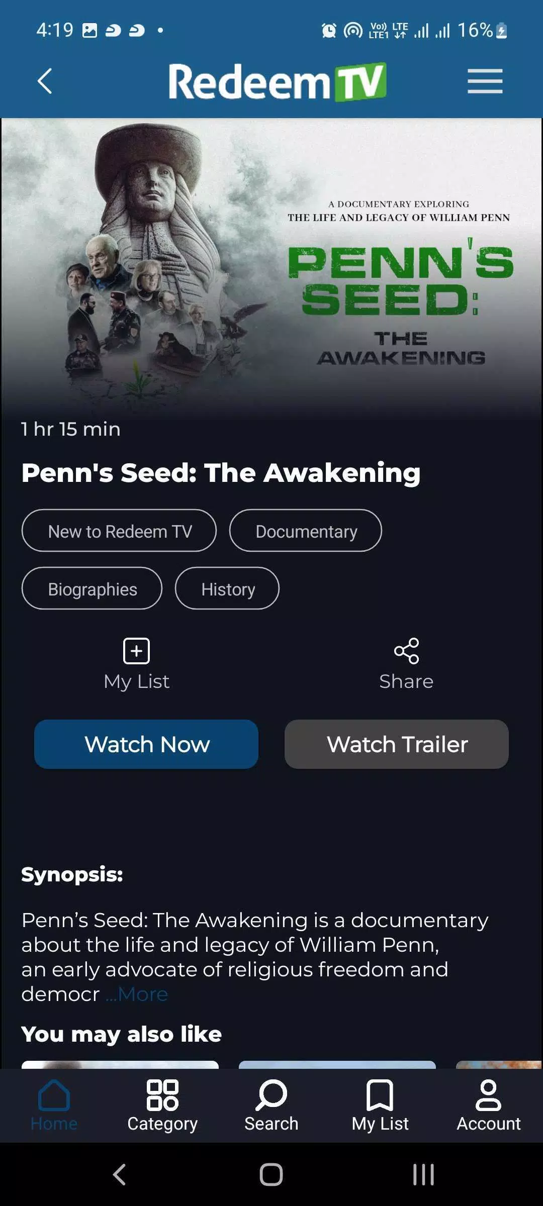 Redeem TV Screenshots