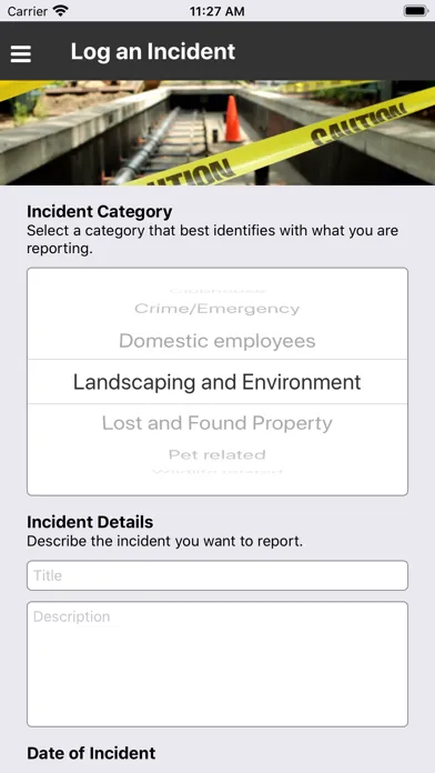 Garlington Resident's App Screenshots