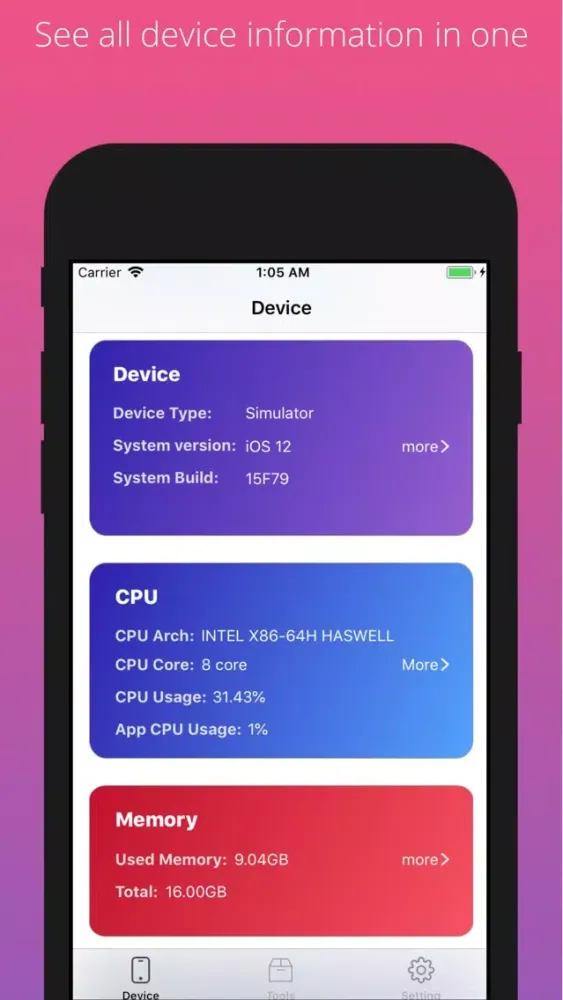 iSystant Pro-System Monitor应用截图