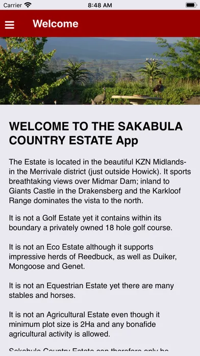 Sakabula Resident's App سکرین شاٹس