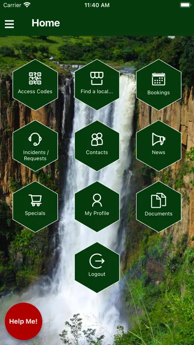 Captures d'écran de The Ambers Resident's App