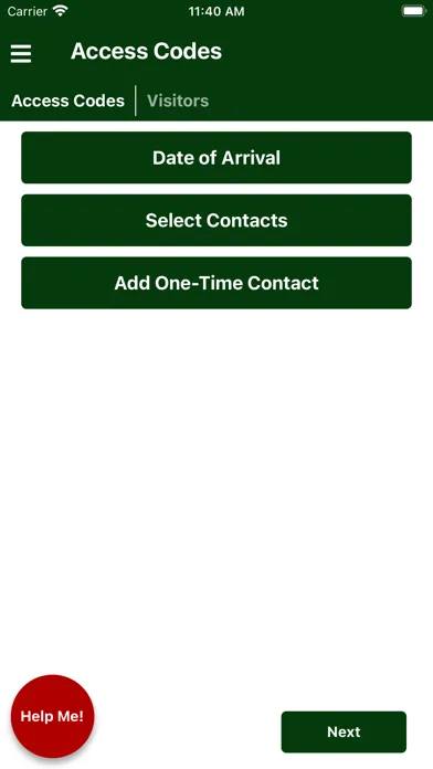 Captures d'écran de The Ambers Resident's App
