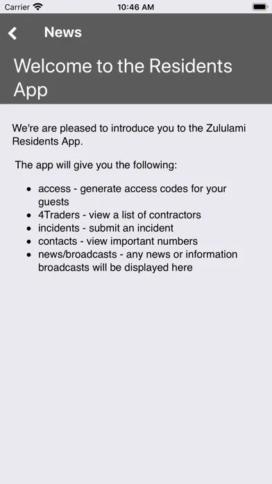 صور Zululami Resident's App