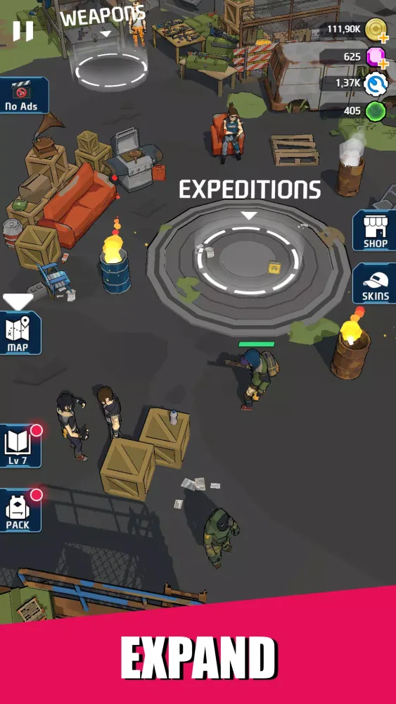 Capturas de tela do SDS : Shoot, Drive, Survive