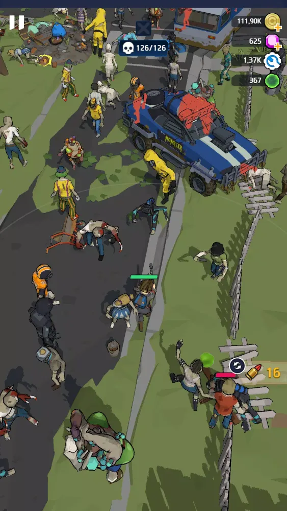 Capturas de tela do SDS : Shoot, Drive, Survive