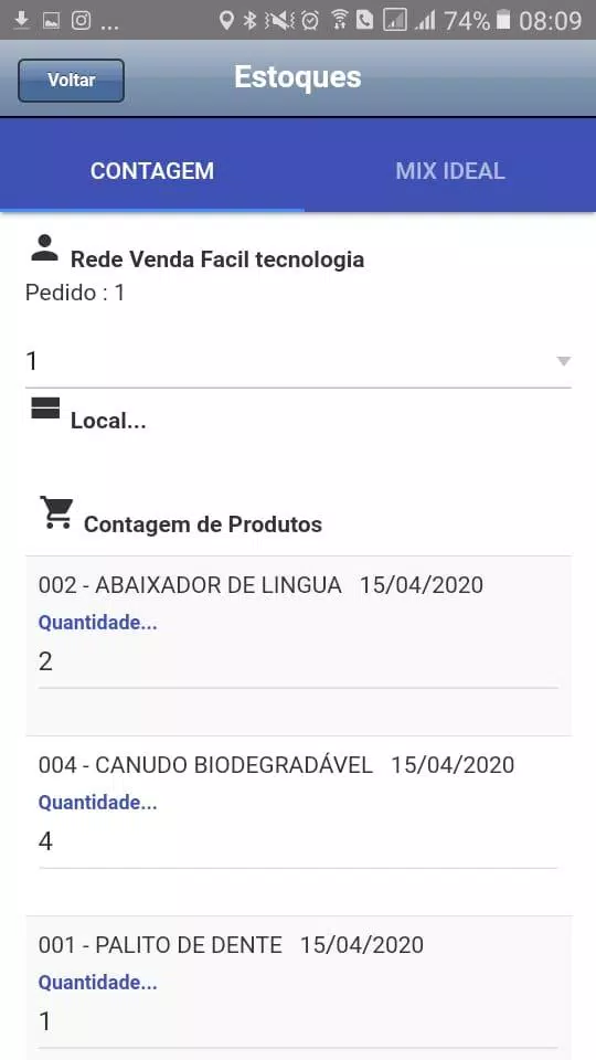 Rede Venda Fácil Mobile Screenshots
