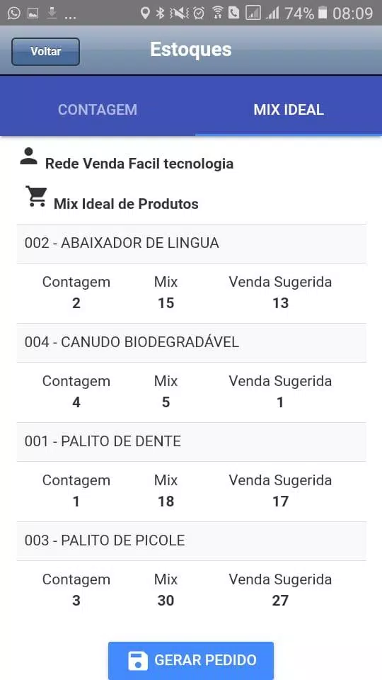 Rede Venda Fácil Mobile Screenshots