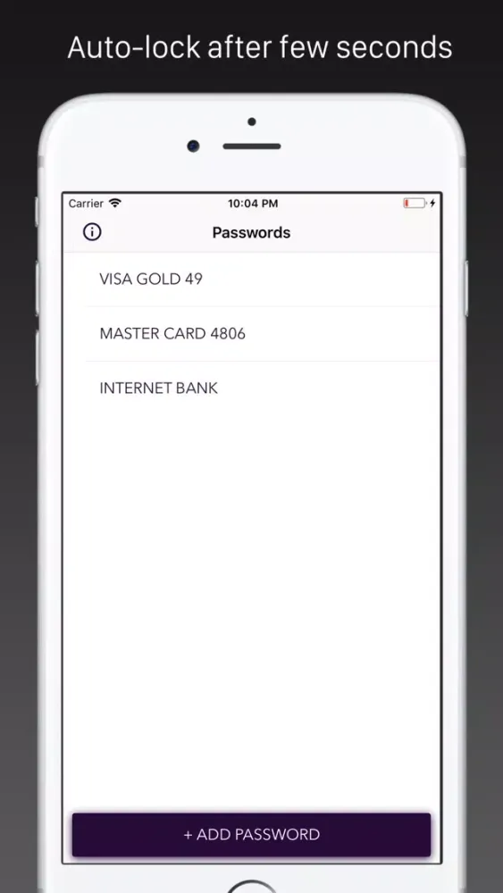 Скриншоты PassKeep - Password Keeper