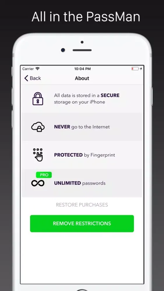 Скриншоты PassKeep - Password Keeper
