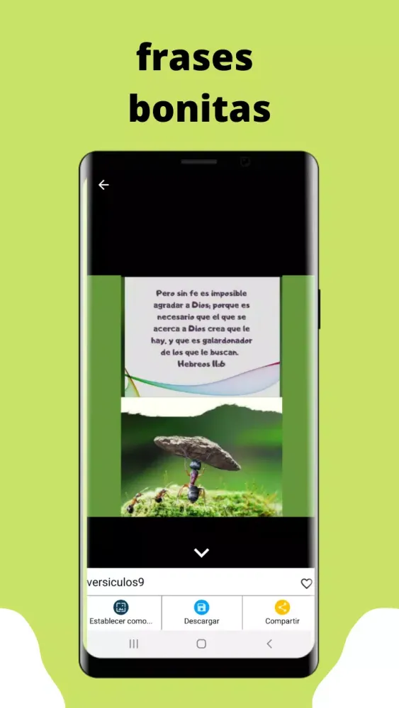 Capturas de pantalla de versiculos de la biblia