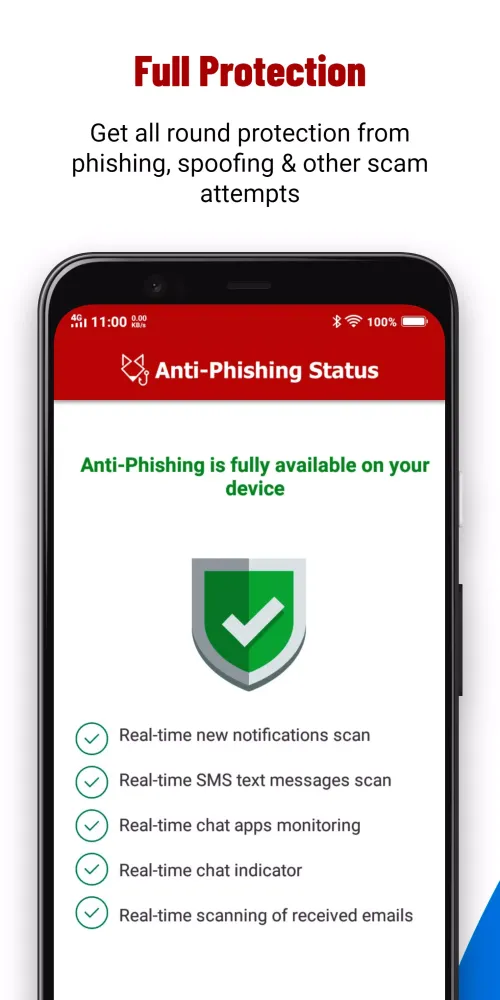 Ảnh chụp màn hình của RedFox Phishing &Spam Detector