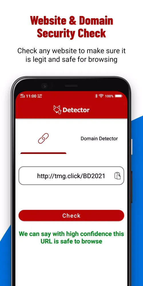 Ảnh chụp màn hình của RedFox Phishing &Spam Detector