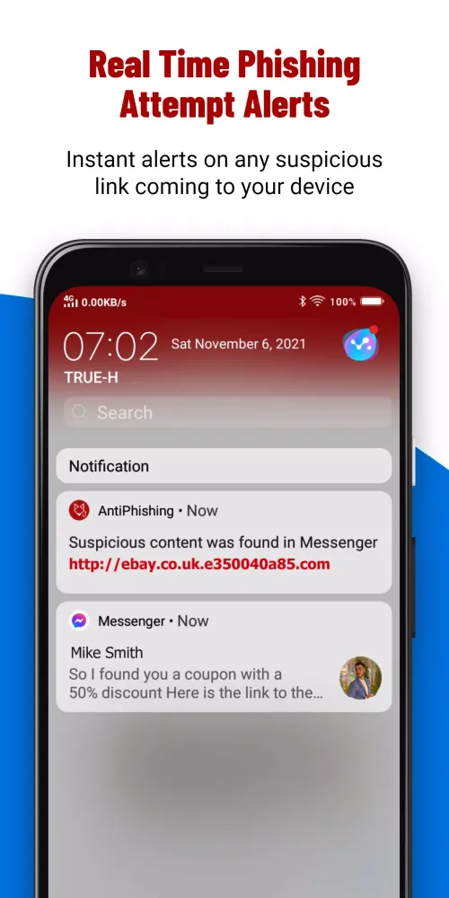 Ảnh chụp màn hình của RedFox Phishing &Spam Detector