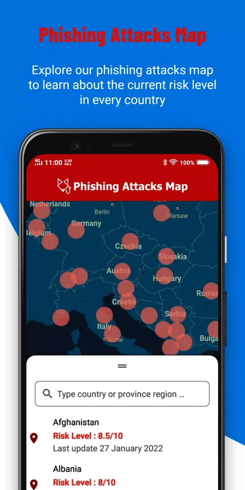 Ảnh chụp màn hình của RedFox Phishing &Spam Detector