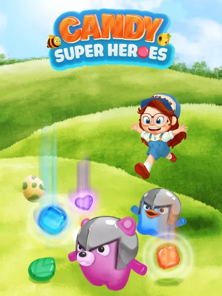 تصاویر Candy Super Heroes iPad 