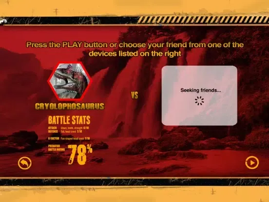 Dinosaur Battle iPad  Screenshots