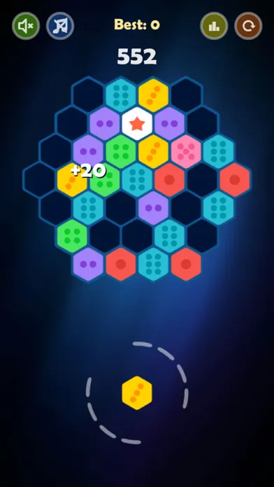 Hex Merge! スクリーンショット