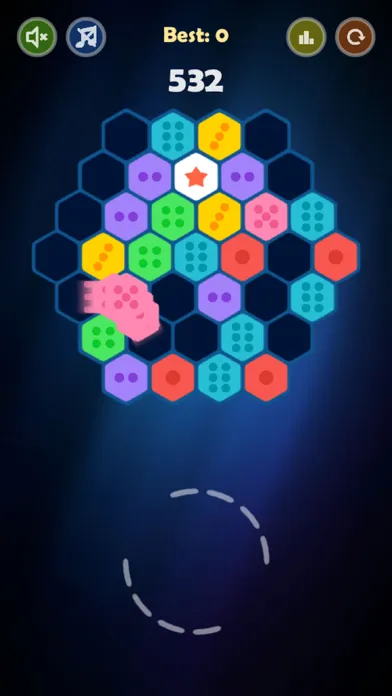 Hex Merge! スクリーンショット