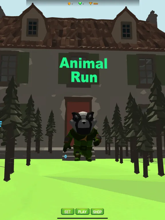 Tangkapan skrin Running Animal iPad 