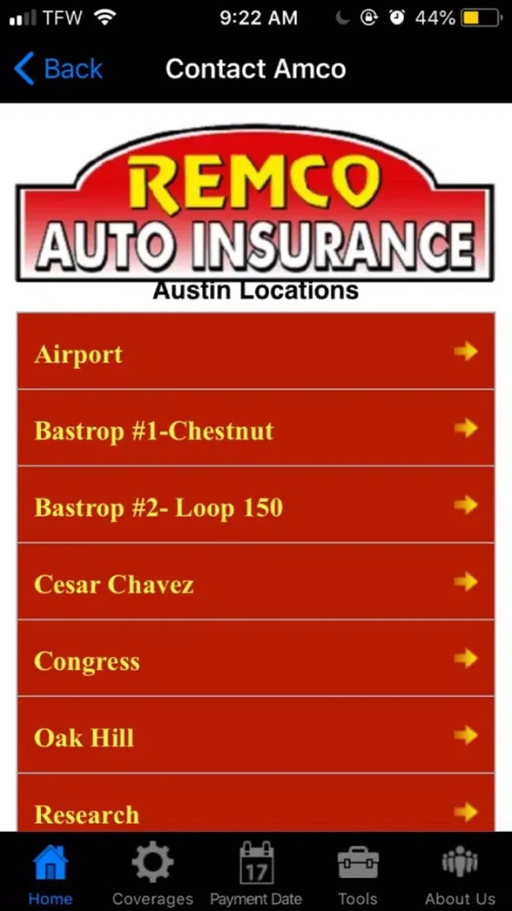 Amco Insurance Screenshots