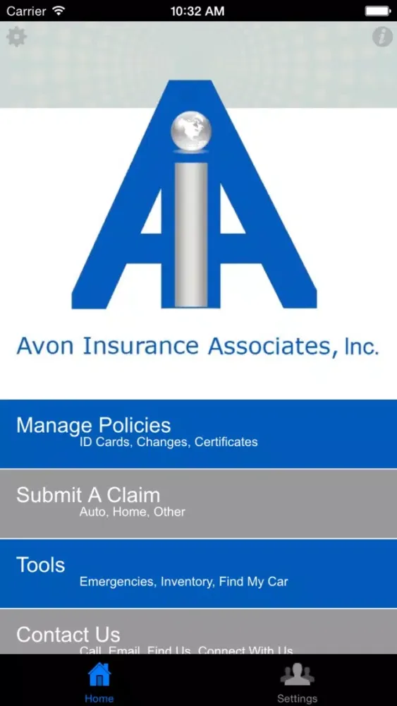 Zrzuty ekranu Avon Insurance Associates