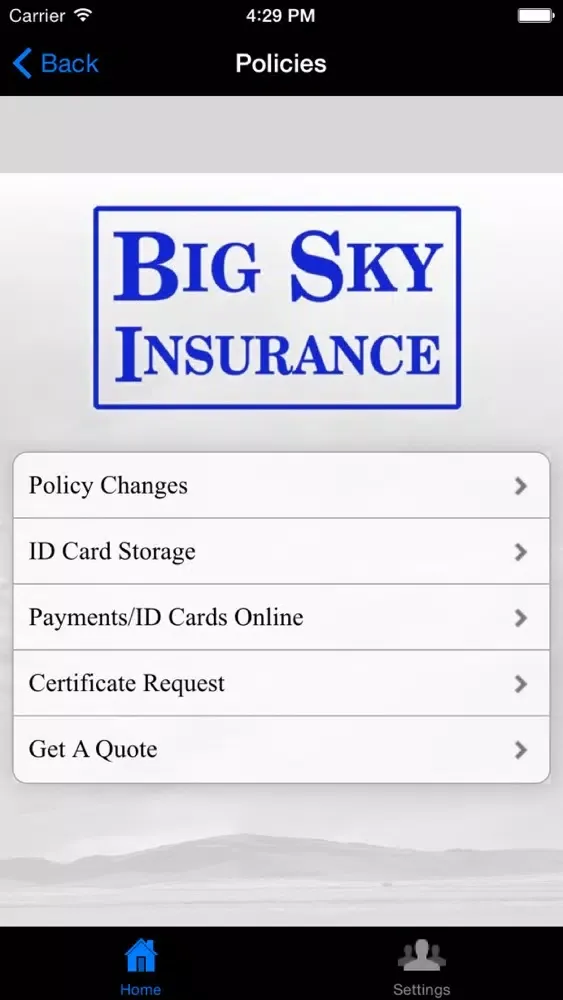 Big Sky Insurance 스크린샷