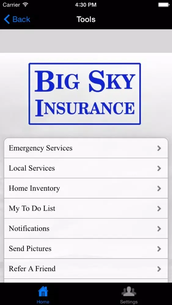 Big Sky Insurance 스크린샷