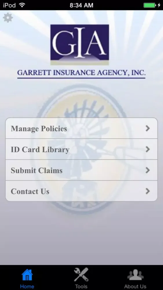 Garrett Insurance Screenshots